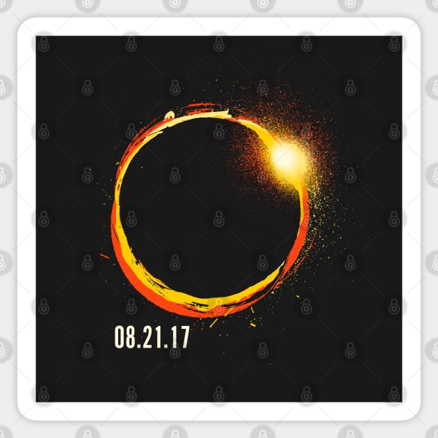 Total Solar Eclipse August 21st 2017 Sticker by MerchFrontier